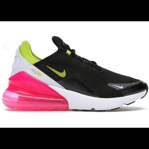 Air max 270 pink rise and black
